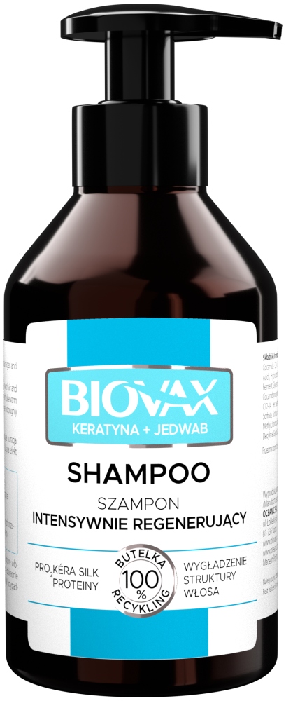 biovax szampon regenerujący keratyna