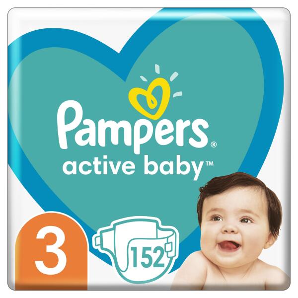 pampers active baby 3 68 szt