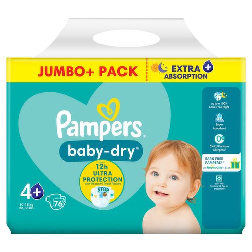 pampers jumbo pack 4