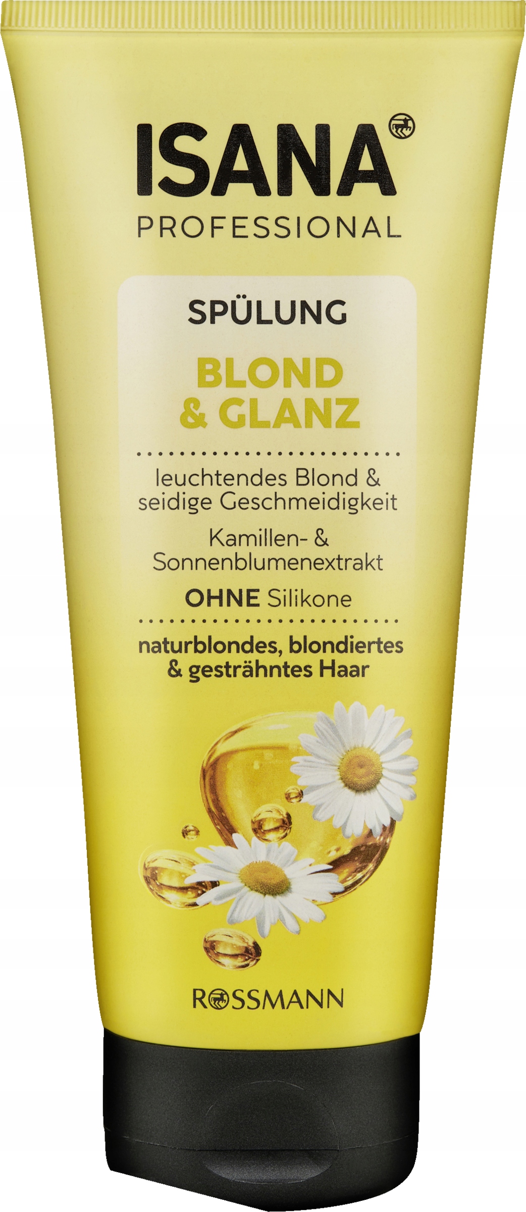 isana professional odżywka do włosów połysk koloru blond 2