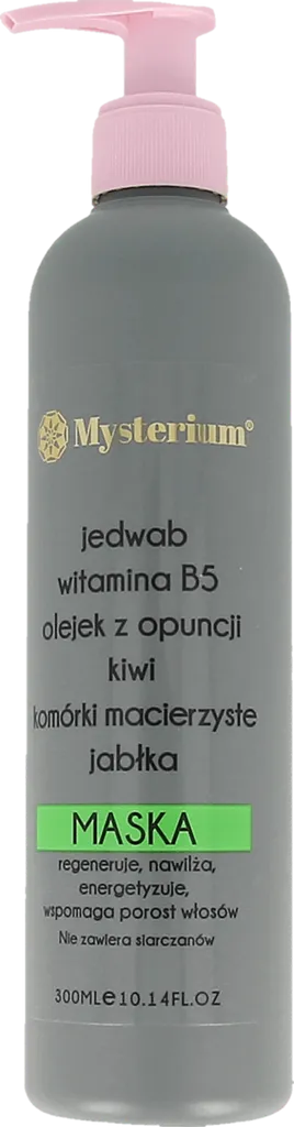 mysterium szampon regenerujący jedwab witamina b5 opuncja kiwi jabłka