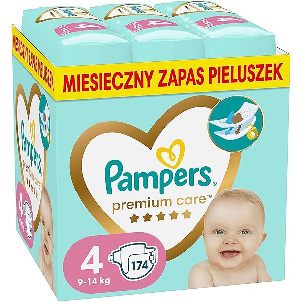 pampers premium care 2 białe a zielone opakowanie