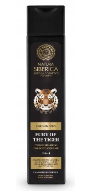 natura siberica for men szampon energetyzujący 2w1