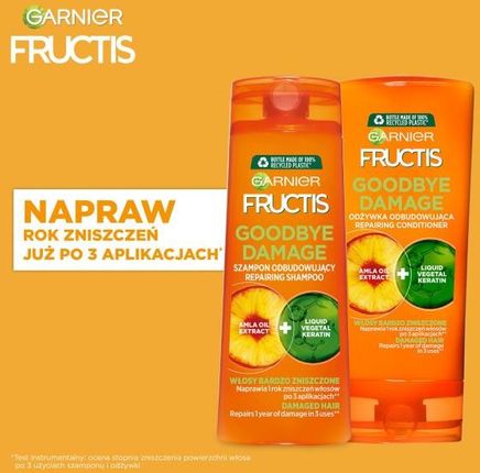 garnier fructis goodbye damage odżywka do włosów bardzo zniszczonych