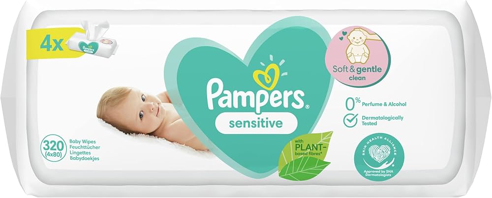 pampers sensitiove z zamknieciem