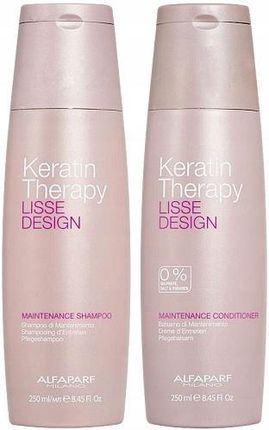 alfaparf lisse design keratin therapy szampon i odzywka