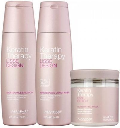 alfaparf lisse design keratin therapy szampon podtrzymujacy efekt wygła