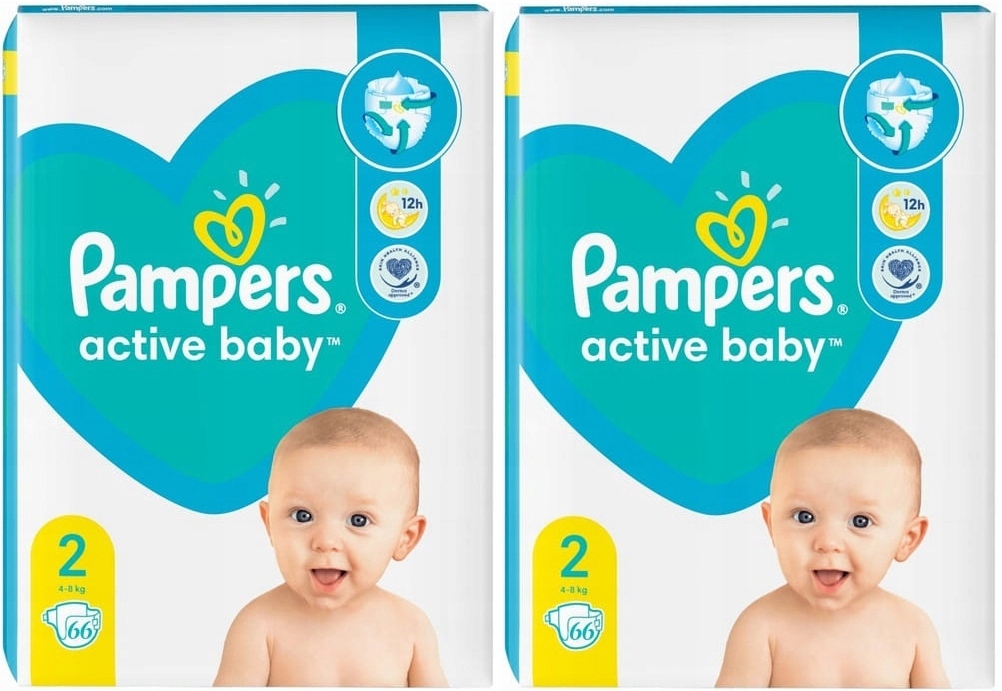 allegro pampers 132 szt