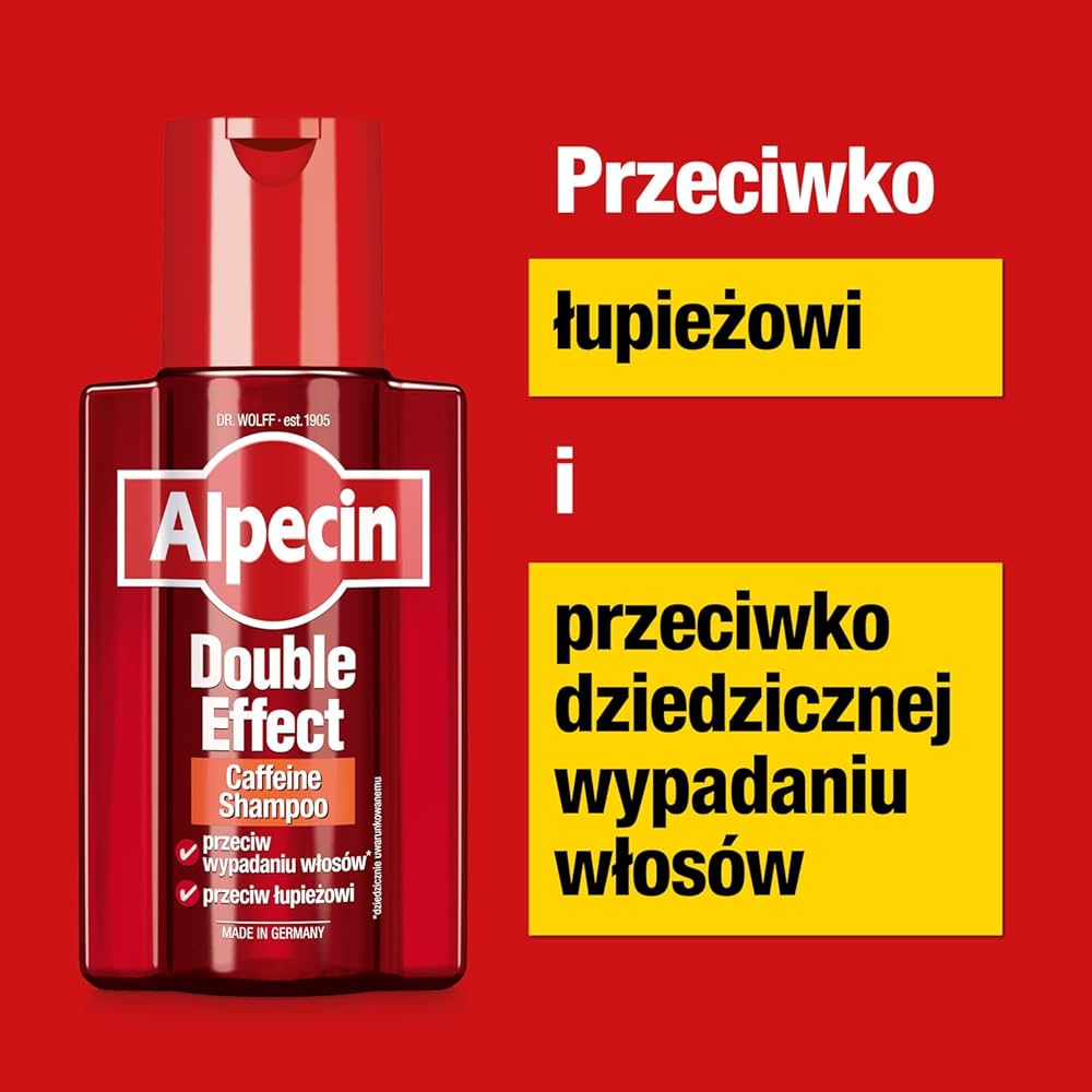 alpecin double effect szampon kofeinowy o podwójnym działaniu 200 ml