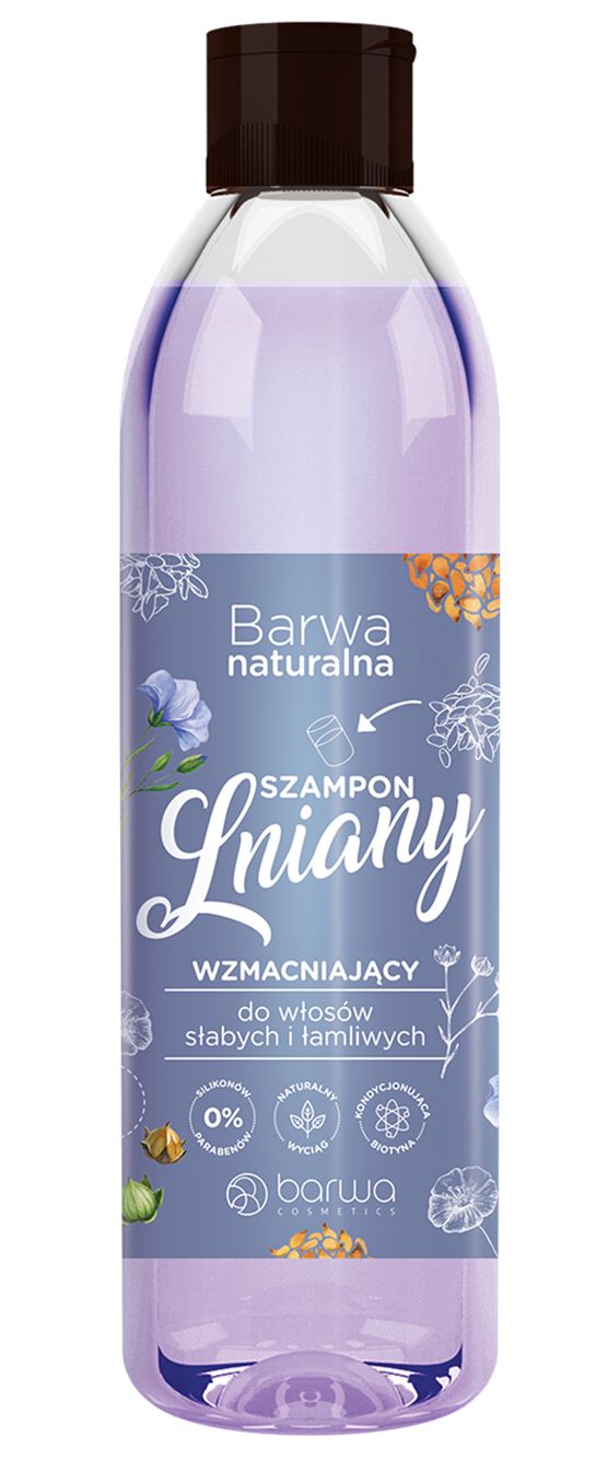 arwa naturalna szampon lniany wzmacniający z kompleksem witamin