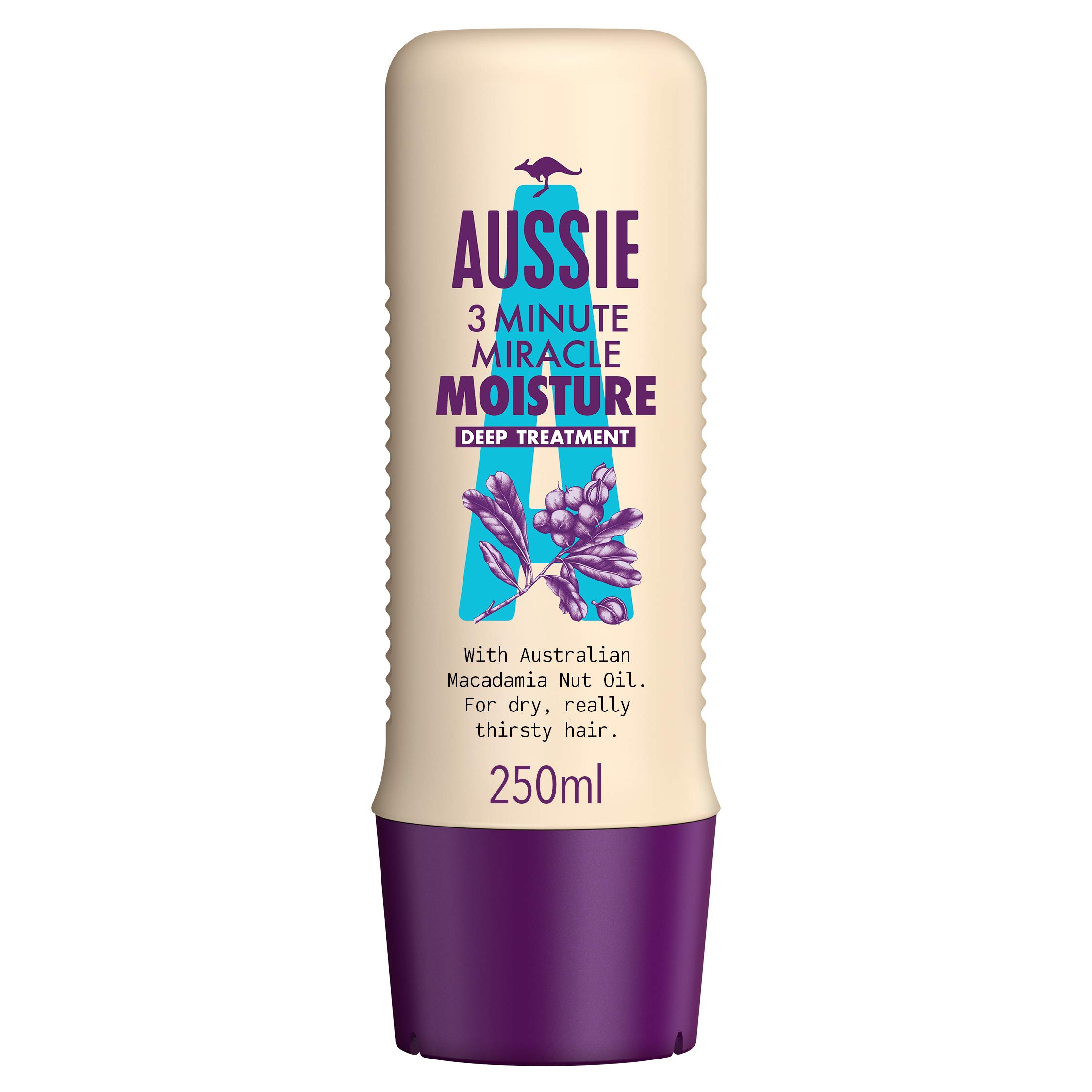 aussie3 minutes miracle moistureintensywna odżywka do włosów suchych macada