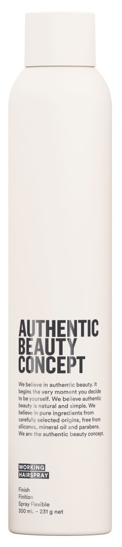 authentic beauty concept szybkoschnący lakier do włosów 300 ml