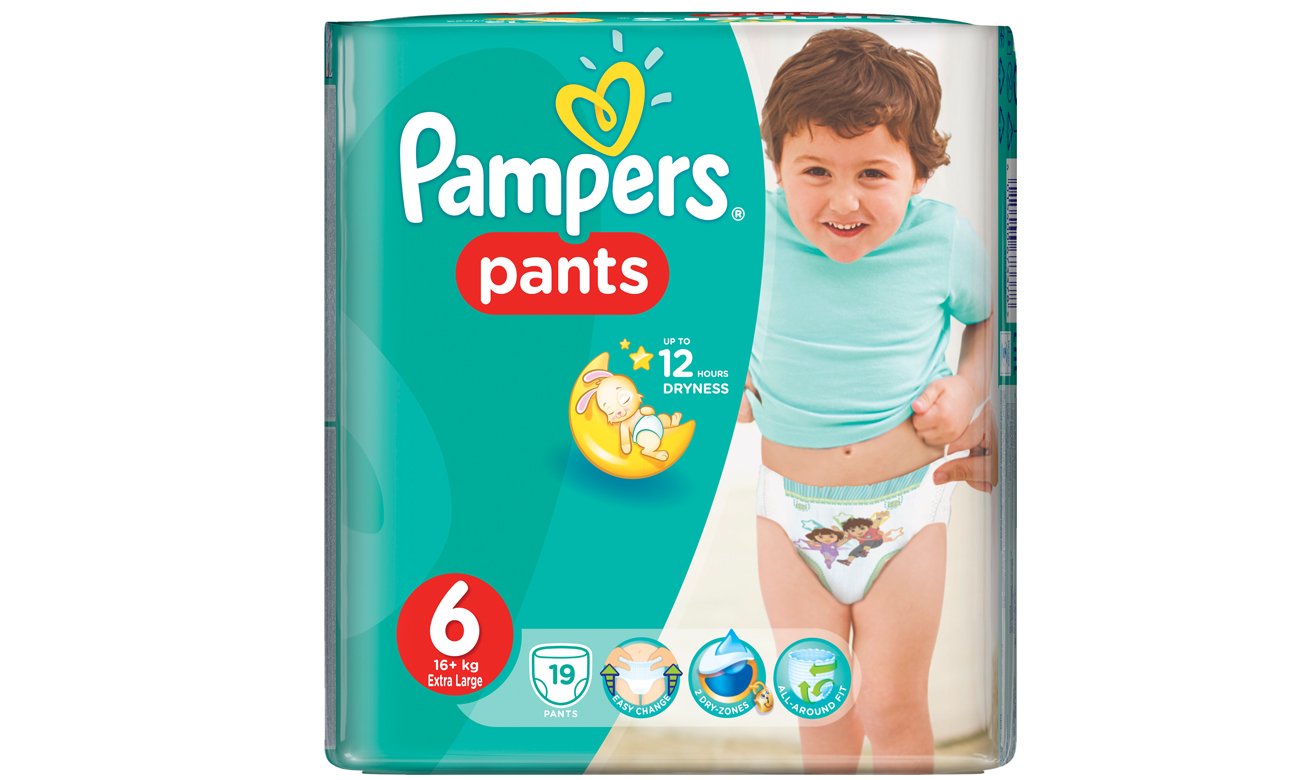 pampers 6 od ilu lat