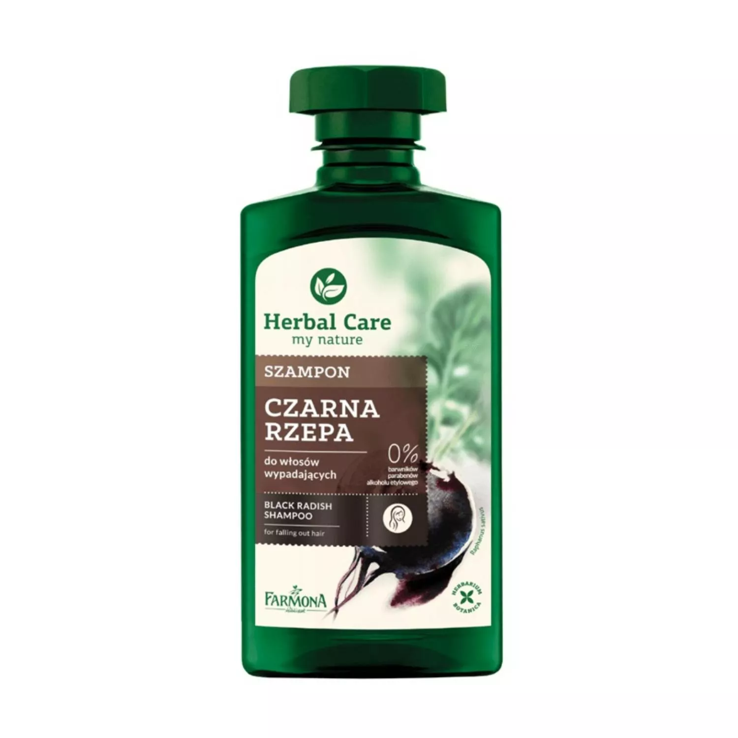 herbal care czarna rzepa szampon do włosów 330 ml