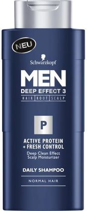 schwarzkopf men 3-fach-effekt szampon do włosów oczyszczający z proteinami