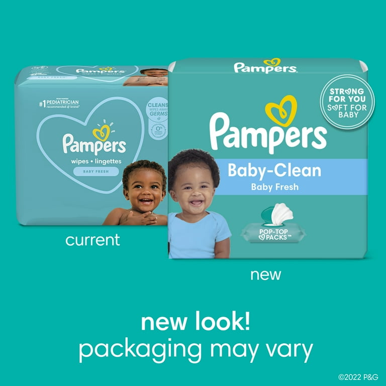 pampers fesh clean 6cio pak