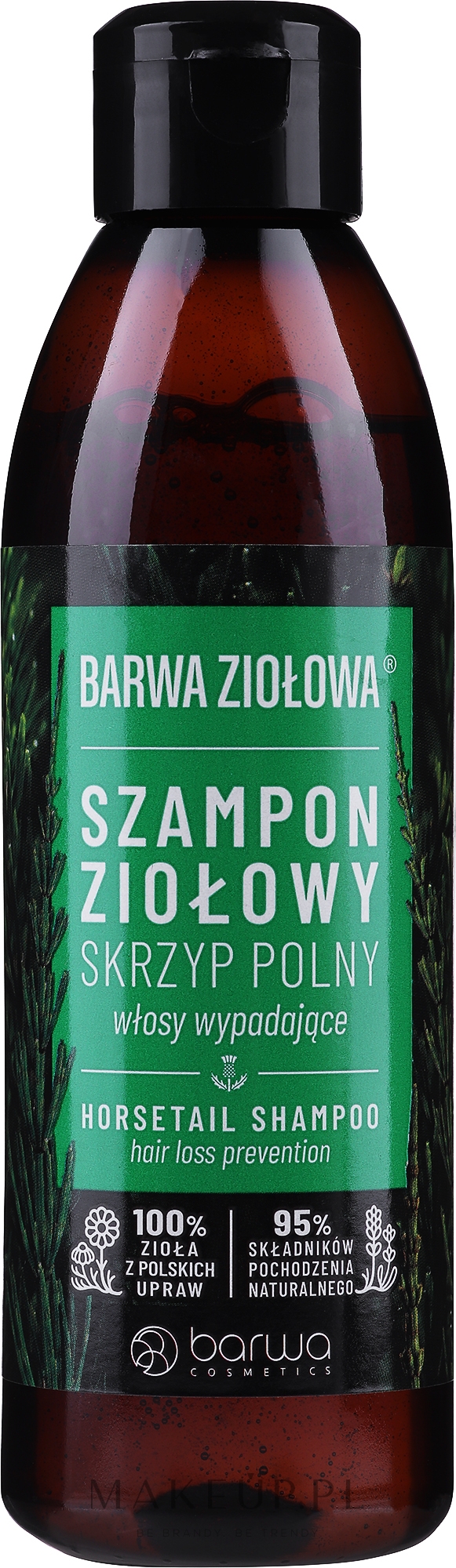 barwa barwa ziołowa szampon do włosów wypadających skrzyp polny