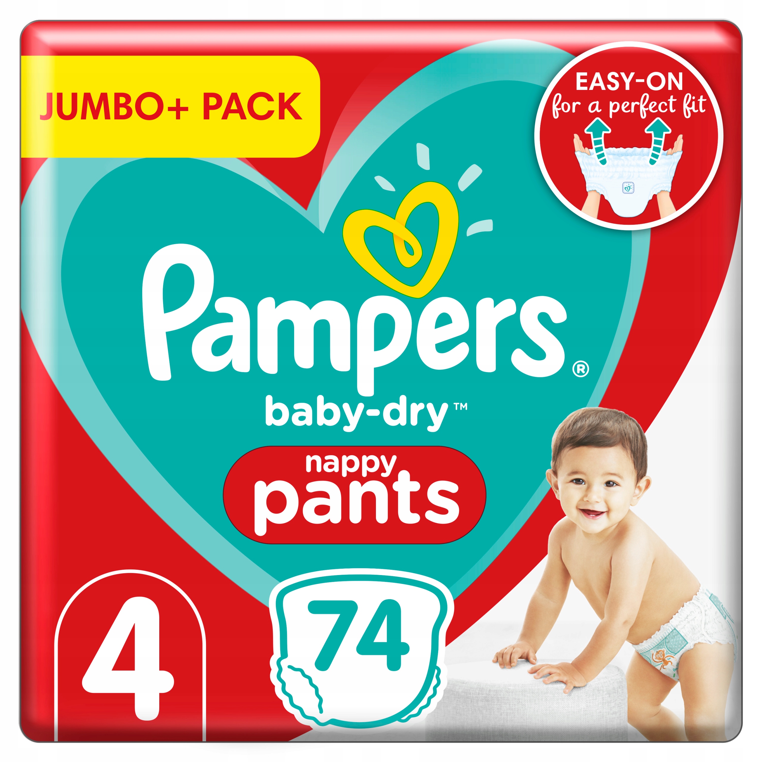 pampers active baby 4 74 szt