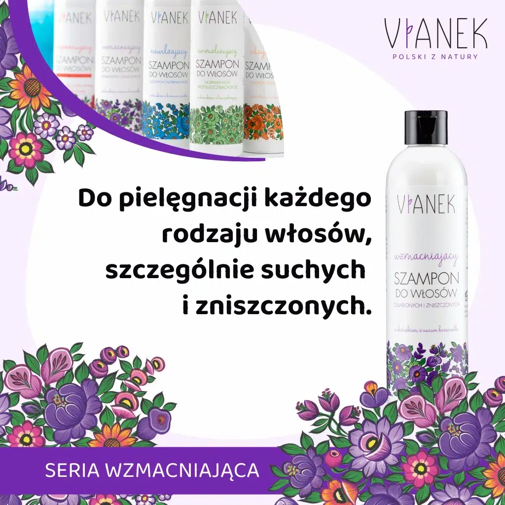 vianek wzmacniający szampon do włosów 300ml skład