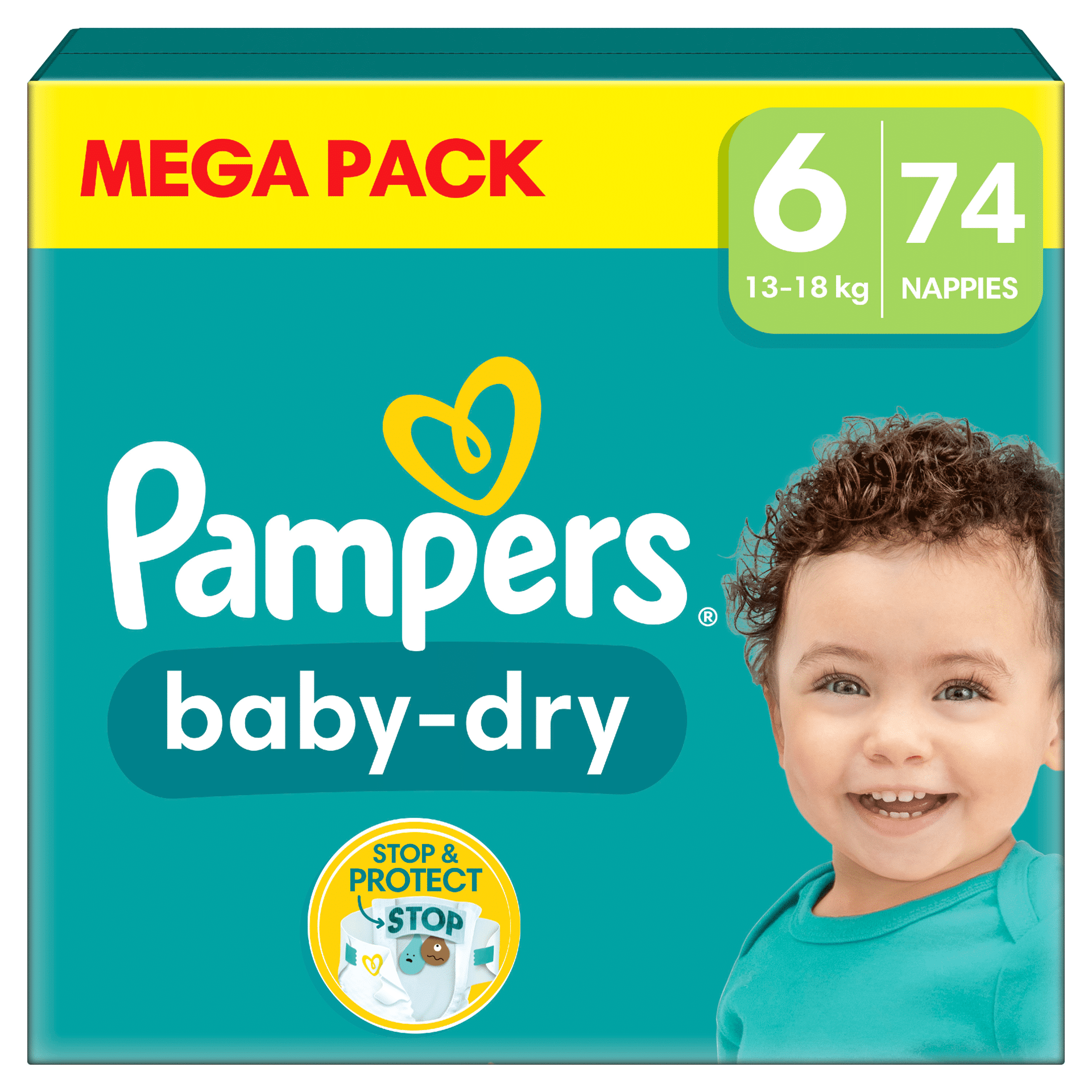 pampers active baby-dry 74 szt