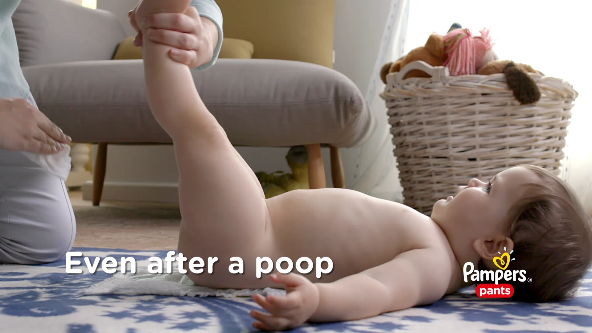 pampers pants commercial