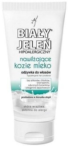 biały jeleń odżywka do włosów cienkich kozie mleko 200 ml