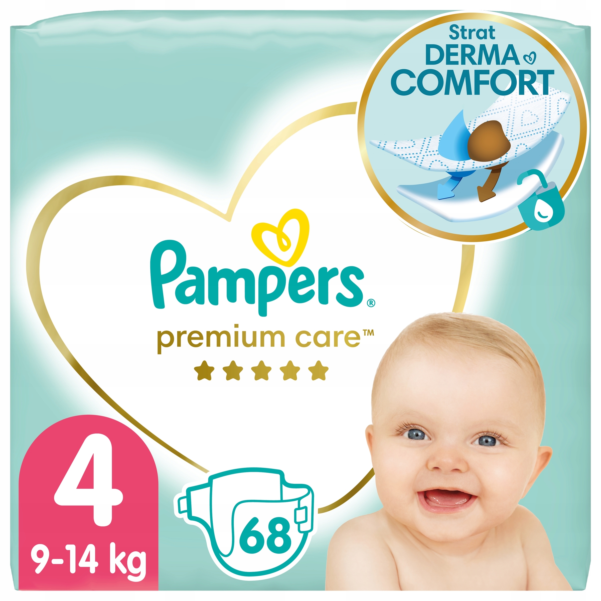 pampers care premium 3 40 sztuk