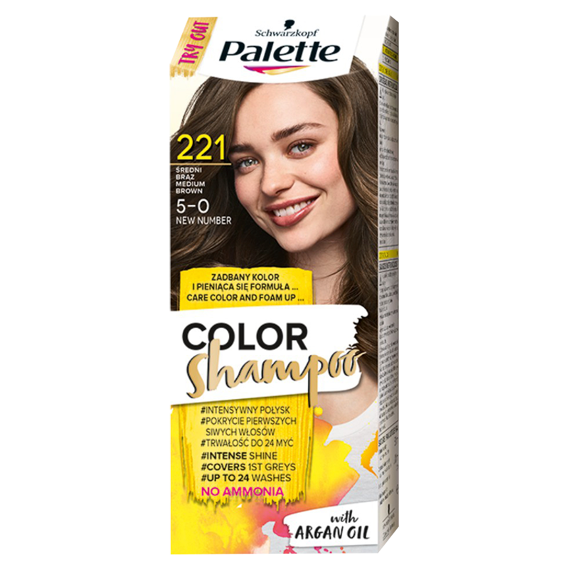 palette średni blond szampon koloryzujacy