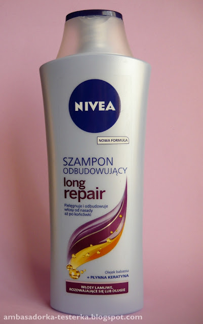 nivea long repair szampon sklad