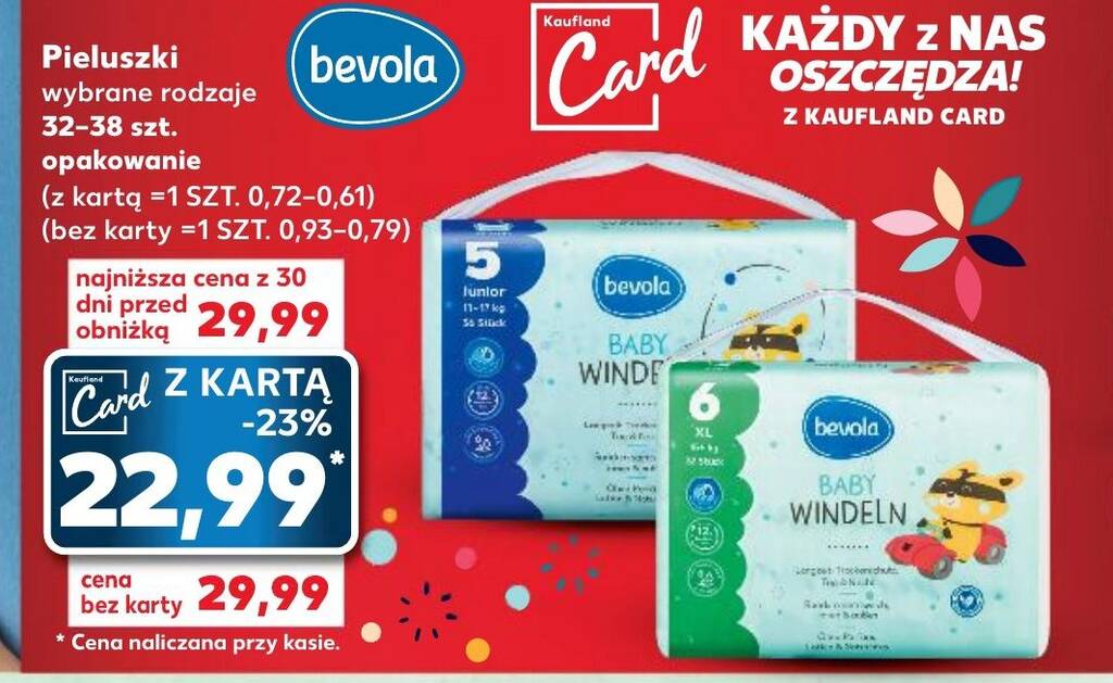 kaufland pieluchy aktualna promocja