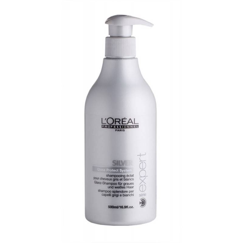 loreal silver szampon pielęgnacja włosów siwych i rozjaśnionych 500 ml