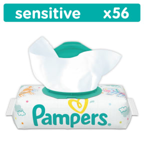 pampers chusteczki sensitive 12 x 56 szt