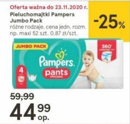 tesco pampers promoacja