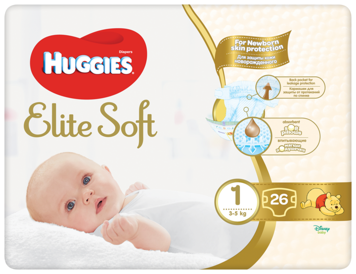 huggies elite soft 2 pl