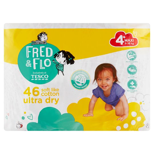 pieluchy tesco fred&flo 4+