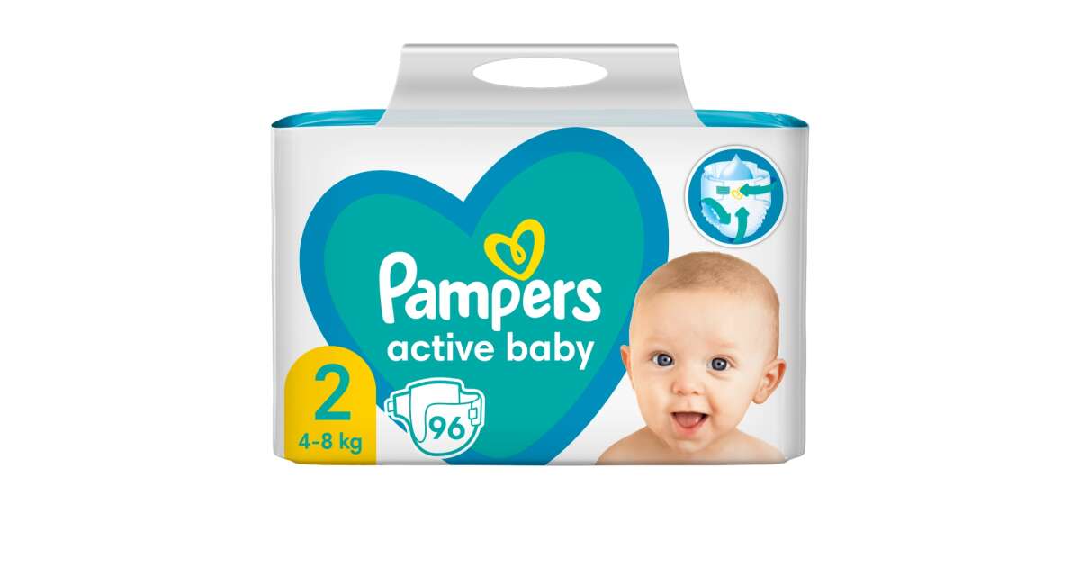 pampers active baby 2 giant pack