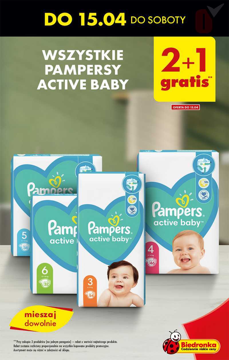 pampersy pampers 2 biedronka