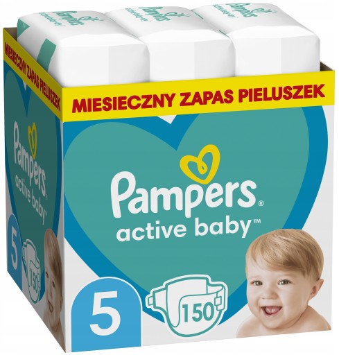 zapas pieluch pampers 5