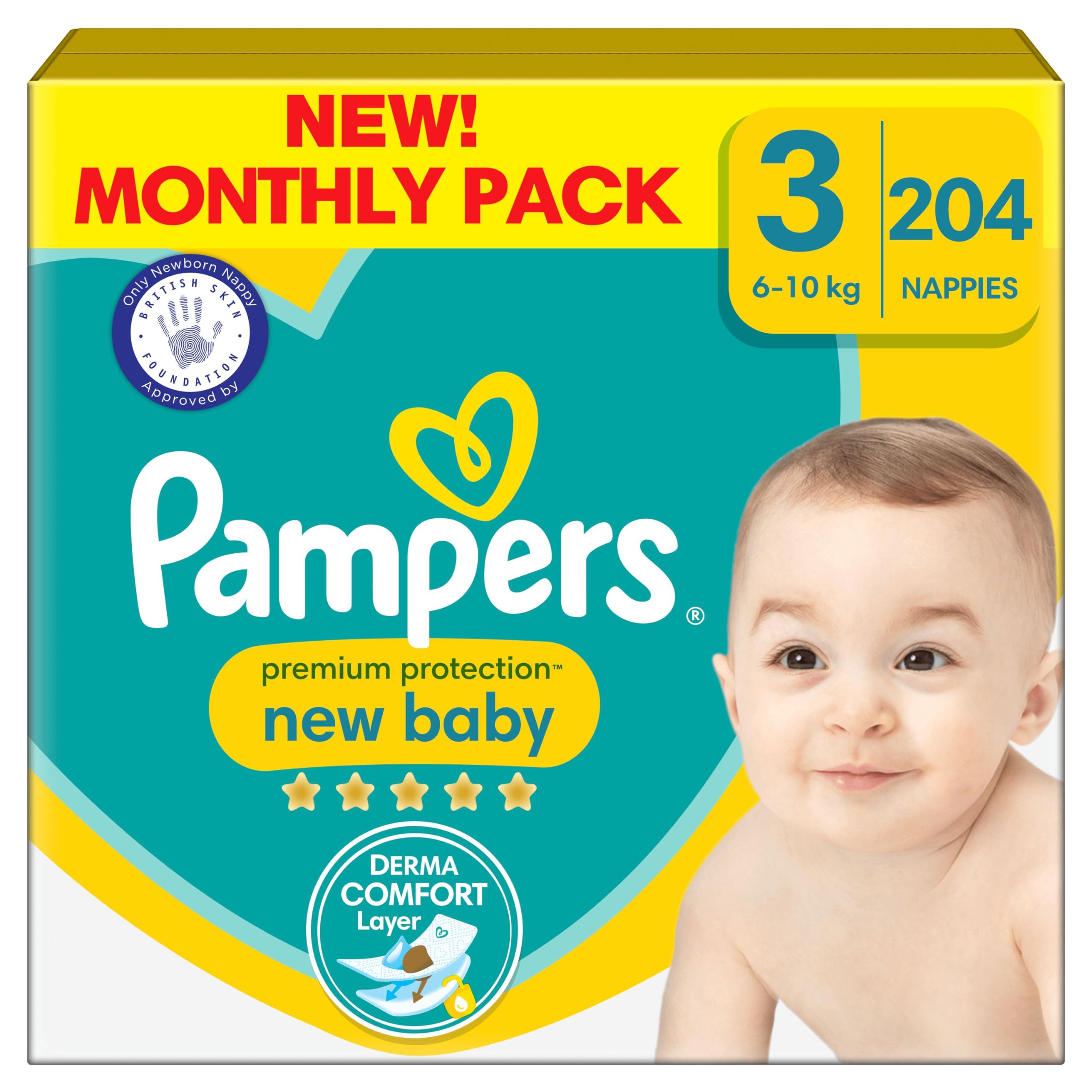 pampers new baby 3 6 kg