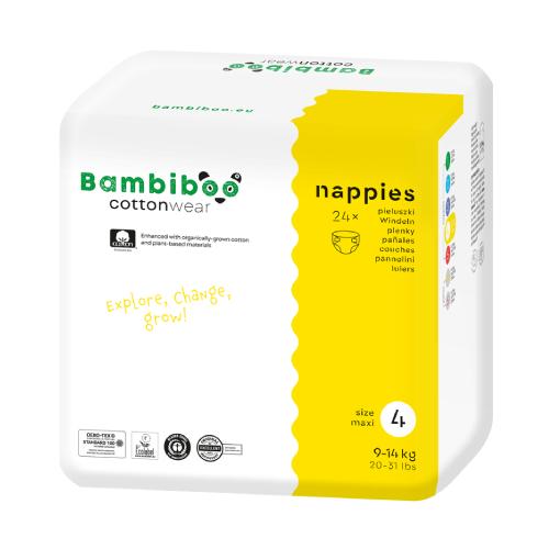 bambiboo pieluchy biodegradowalne maxi cena