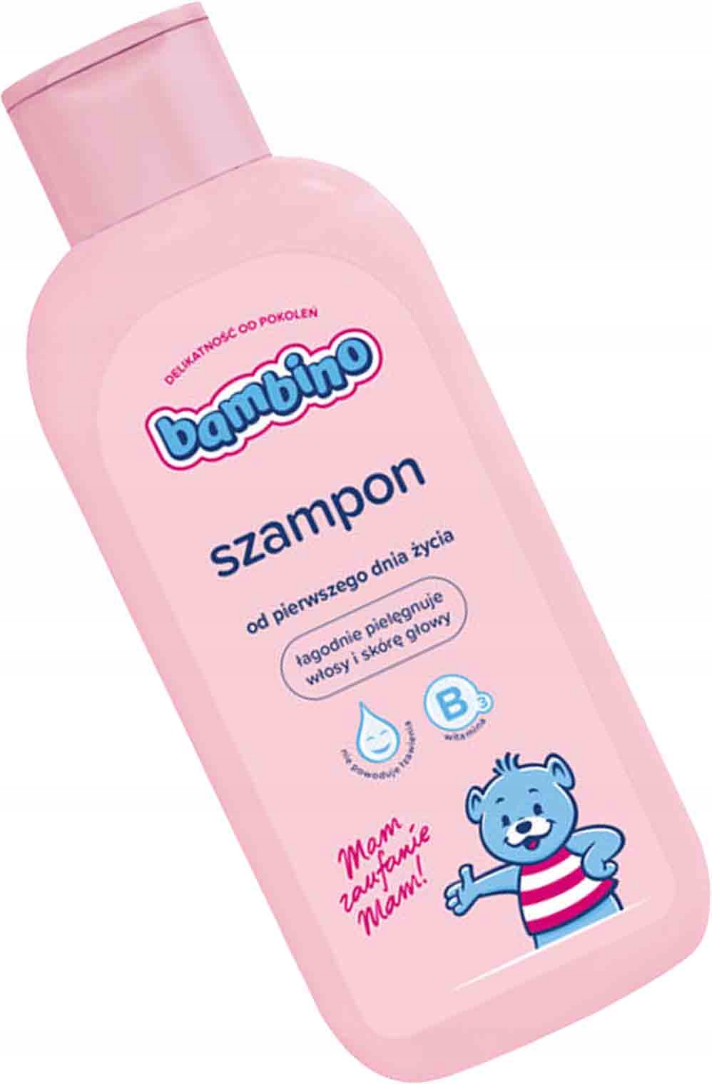 bambino szampon dla dzieci i niemowląt po 1 miesiącu 400ml