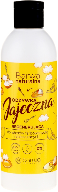 barwa naturalna odżywka do włosów jajeczna regenerująca skład