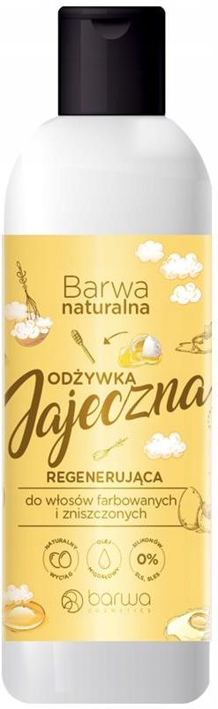 barwa naturalna odżywka do włosów jajeczna regenerująca