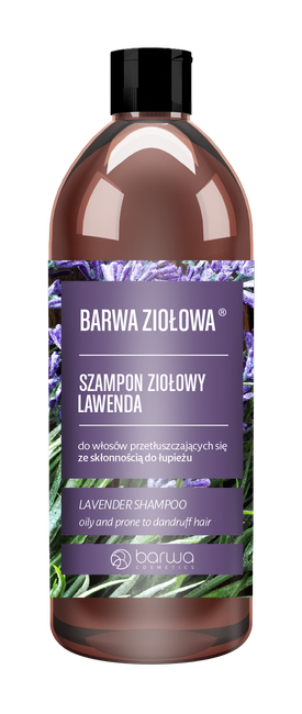 barwa ziołowa szampon lawenda