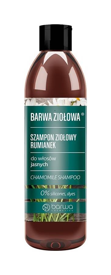 barwa szampon z rumiankiem do włosów jasnych