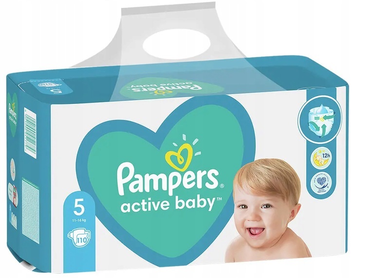 pampers 5 active baby mega pack