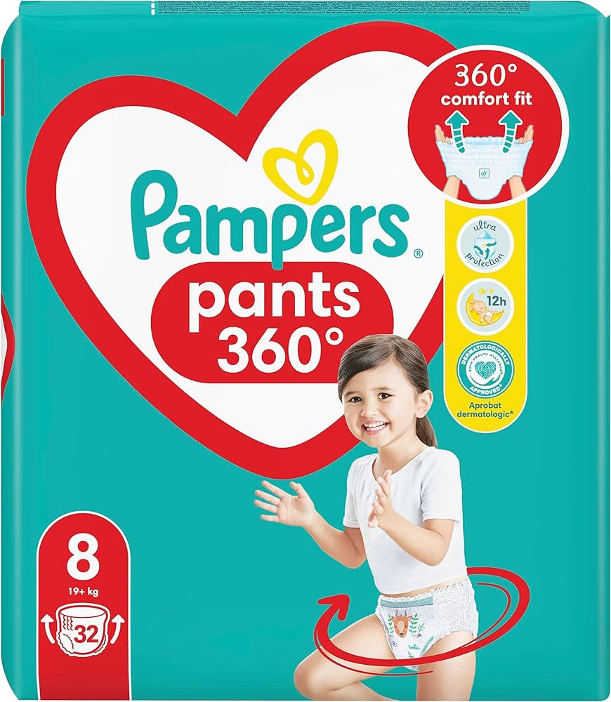 pampers pieluchoamjtki duże