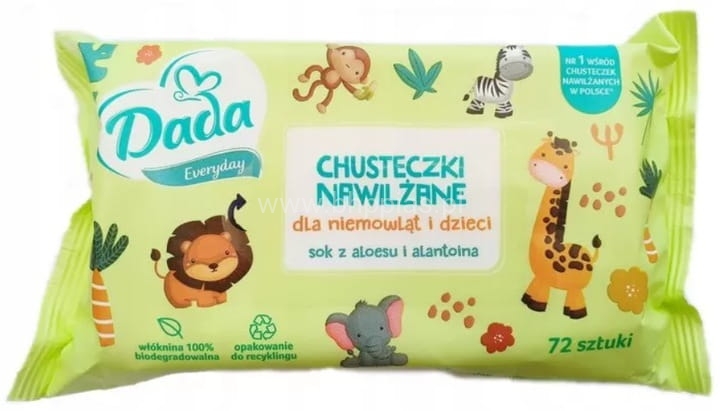 chusteczki nawilżane dada cena