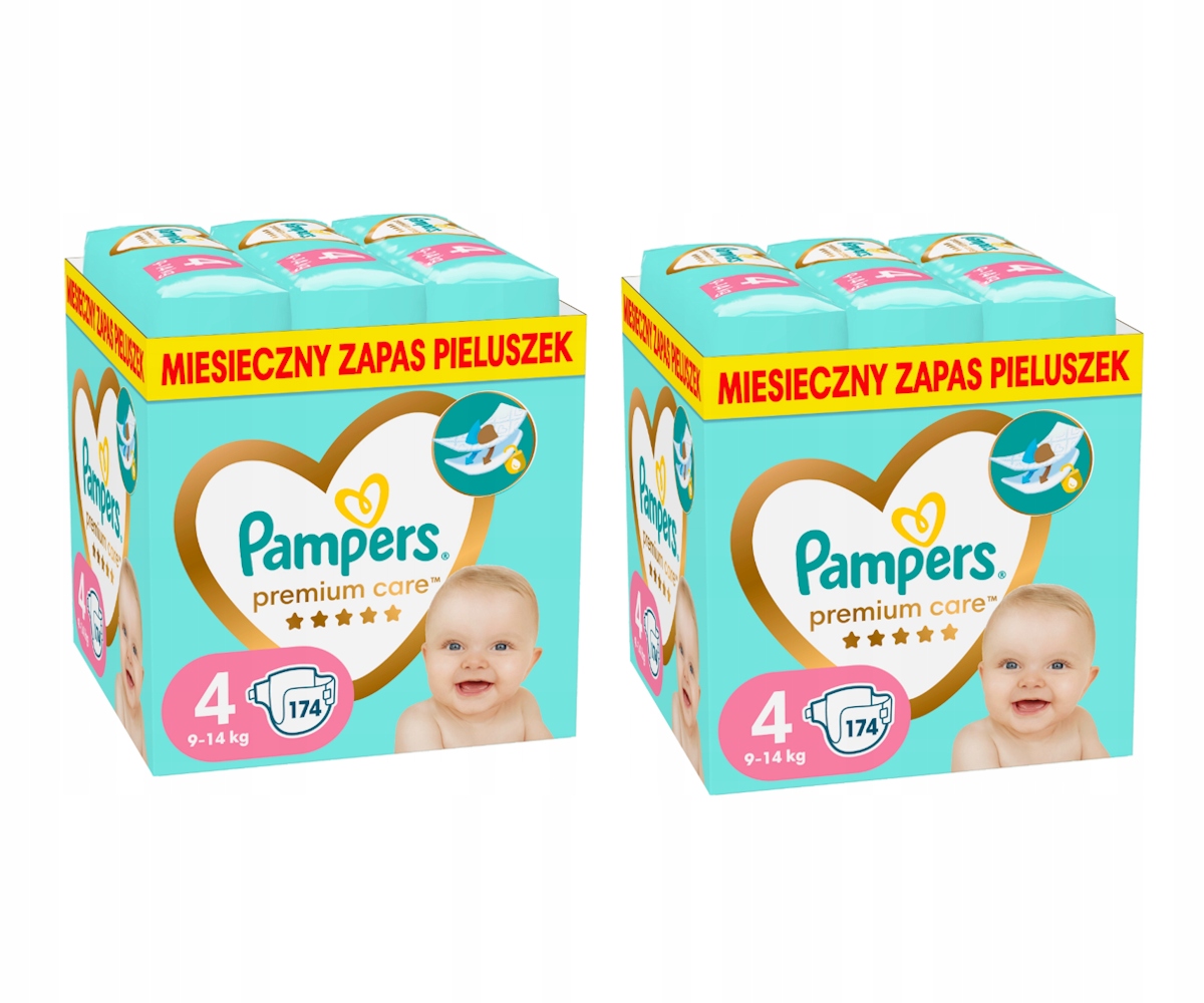 pampers 4 174 sztuk