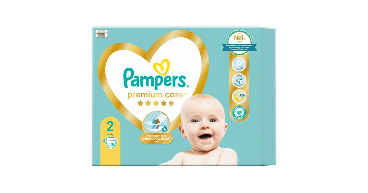 pieluszki pampers 2 mega pack